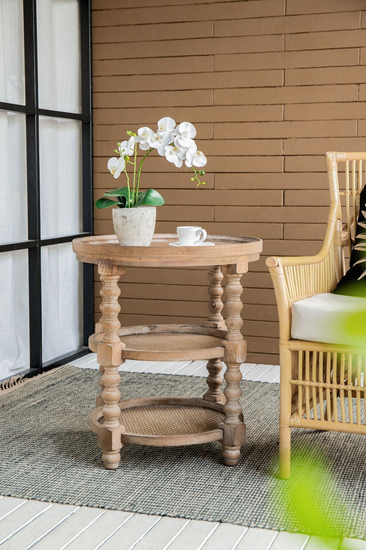 Round 3 Tiered Side Tabel, End Tabel For Lving Room Bedroom Entryway by Unique Piece Furniture