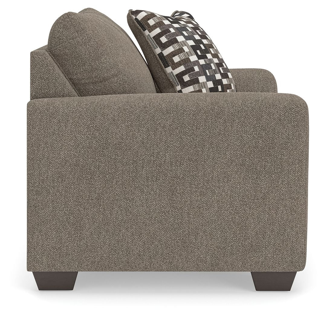 Triston-Peaks - Chair And A Half - Suede by Unique Piece Furniture