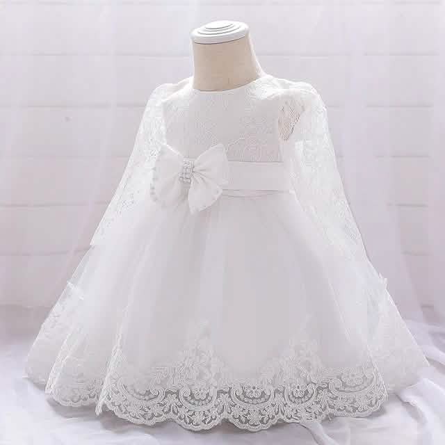 Baby Girls' Basic Christening Floral Dress by DailySale