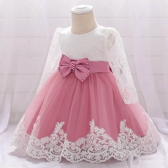 Baby Girls' Basic Christening Floral Dress by DailySale