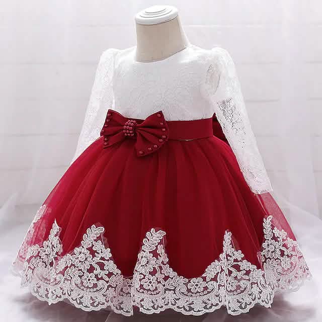 Baby Girls' Basic Christening Floral Dress by DailySale