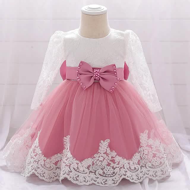 Baby Girls' Basic Christening Floral Dress by DailySale