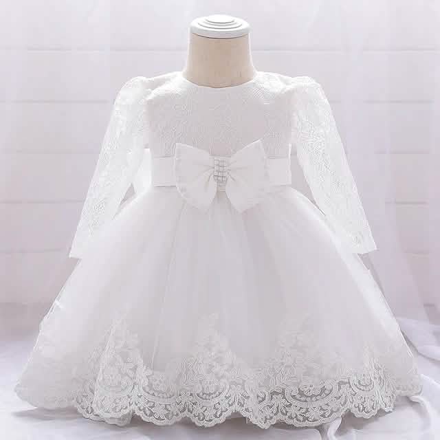 Baby Girls' Basic Christening Floral Dress by DailySale