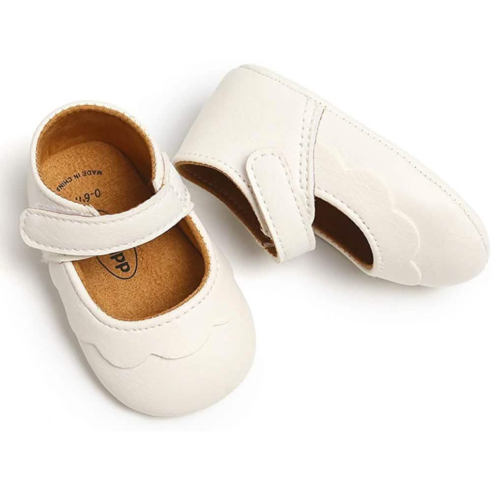 Baby Girls Mary Jane Flats Non-Slip Toddler First Walkers Princess Dress Shoes by DailySale