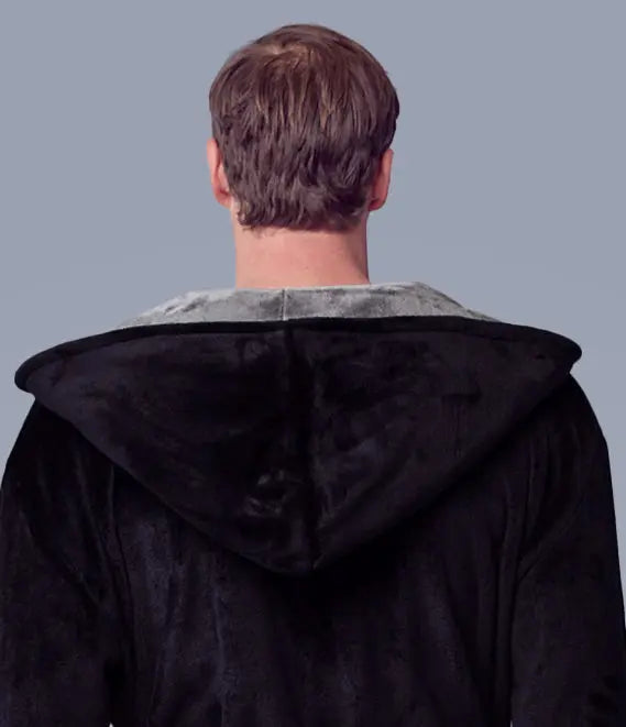 Men’s Robe with Hood – Ultra-Soft Plush Comfort for Everyday Use by Lotus Linen