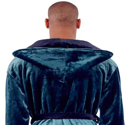 Men’s Robe with Hood – Ultra-Soft Plush Comfort for Everyday Use by Lotus Linen
