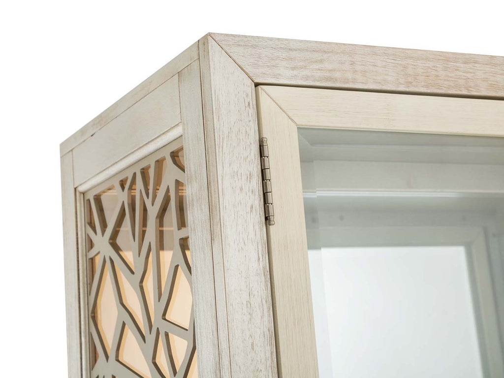 Lenox - Display Cabinet - Warm Silver by Unique Piece Furniture