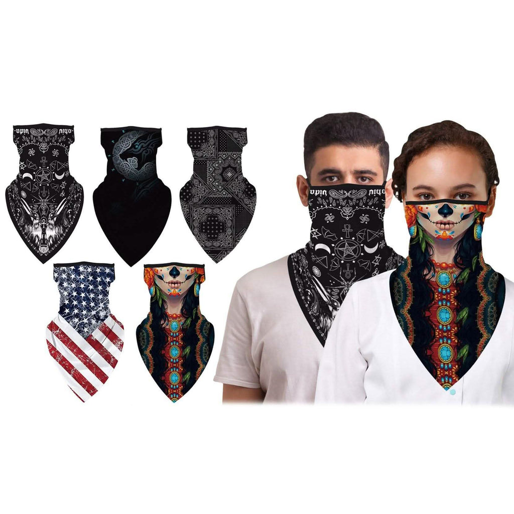 Balaclava Face Mask Neck Gaiter with Earloop for Men and Women by DailySale