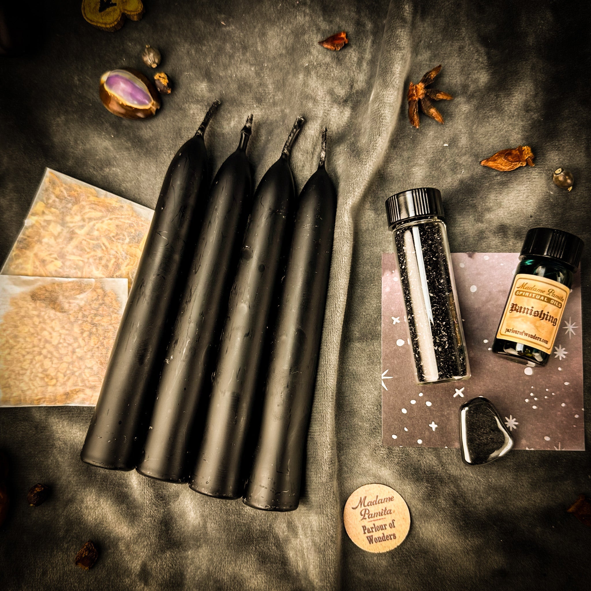 Banishing Candle Spell Booster Pack - Add Removal Power to Any Candle Spell Kit by Parlour of Wonders