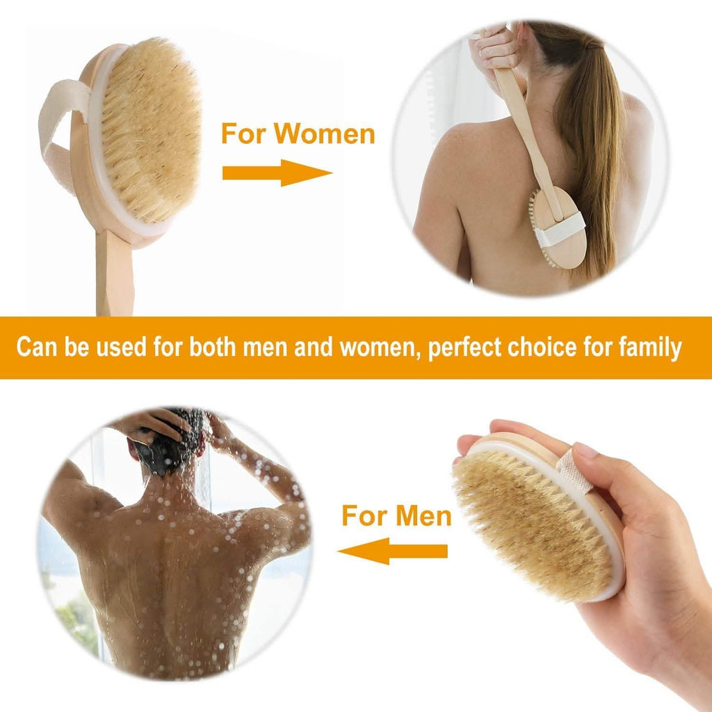 Bath Brush 15" Shower Body Back Scrubber by DailySale