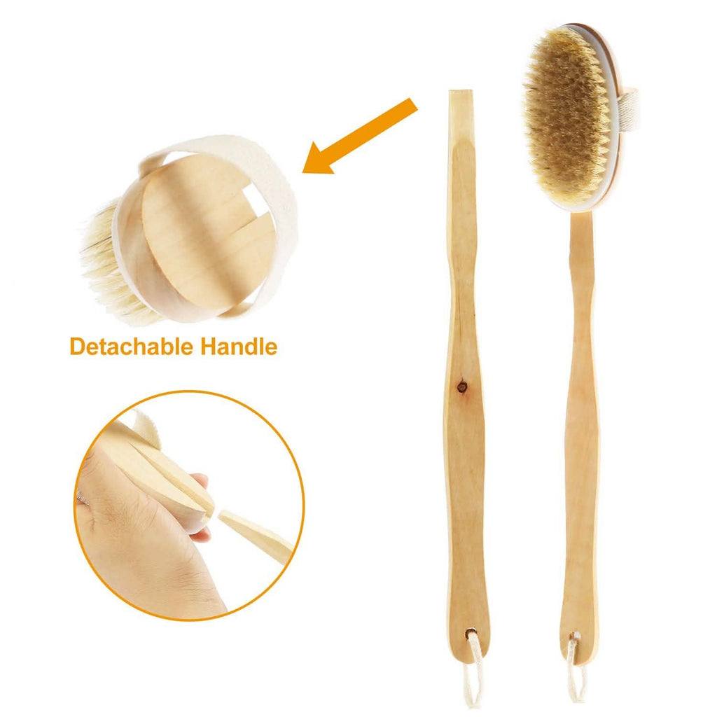 Bath Brush 15" Shower Body Back Scrubber by DailySale