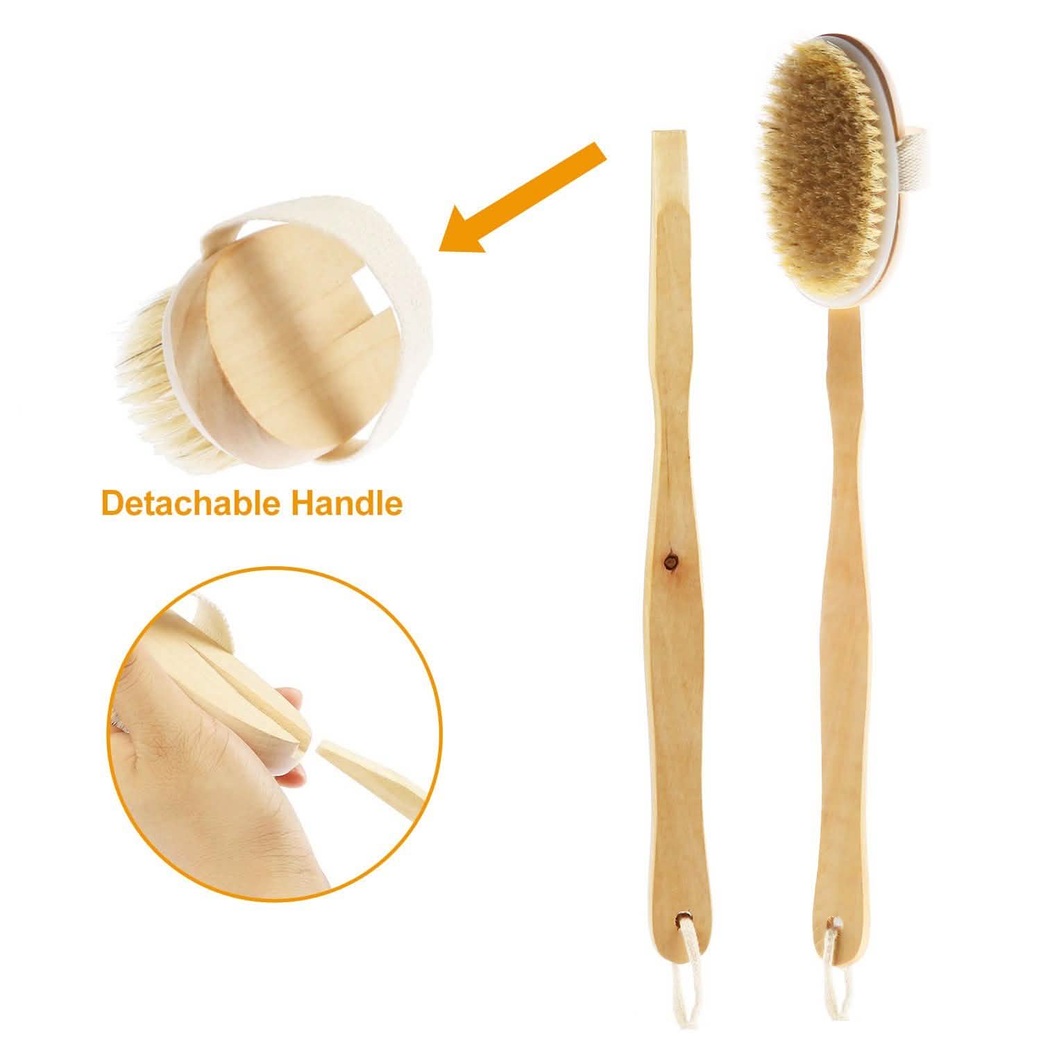 Bath Brush 15" Shower Body Back Scrubber by DailySale