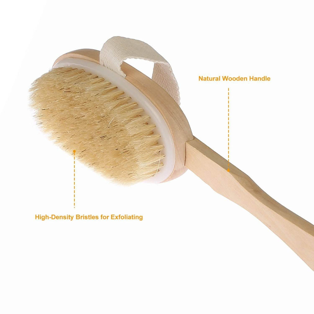 Bath Brush 15" Shower Body Back Scrubber by DailySale