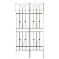 Metal Garden Trellis Rustproof For Climbing Plants Outdoor Flower Support by Unique Piece Furniture