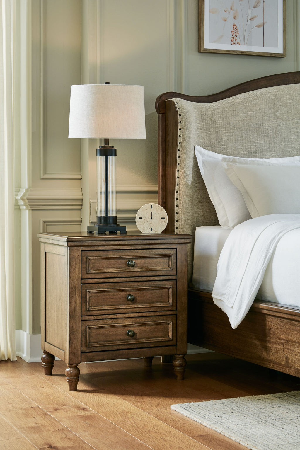 Sturlayne - Three Drawer Night Stand - Brown by Unique Piece Furniture