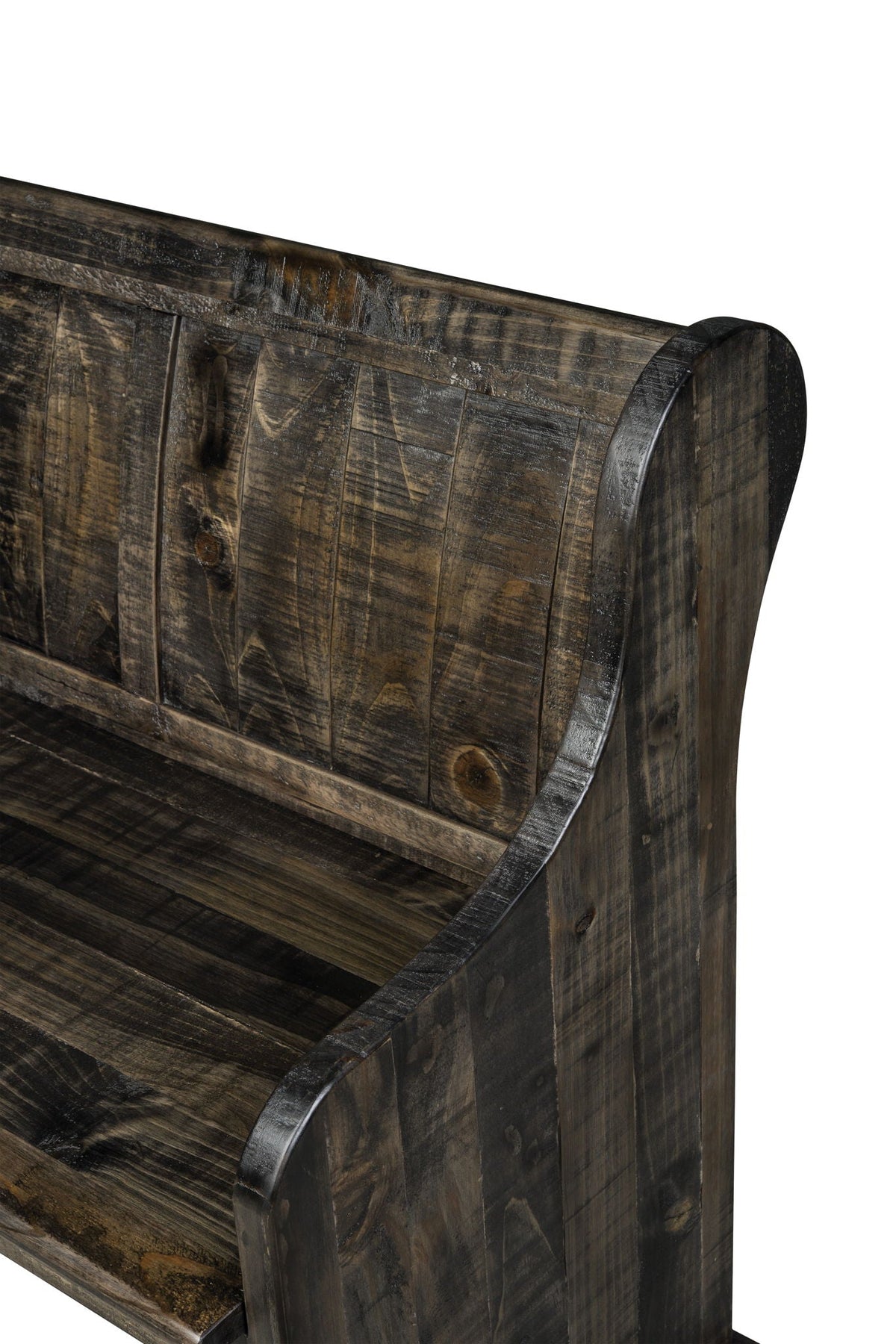 Bellamy - Bench With Back - Peppercorn by Unique Piece Furniture
