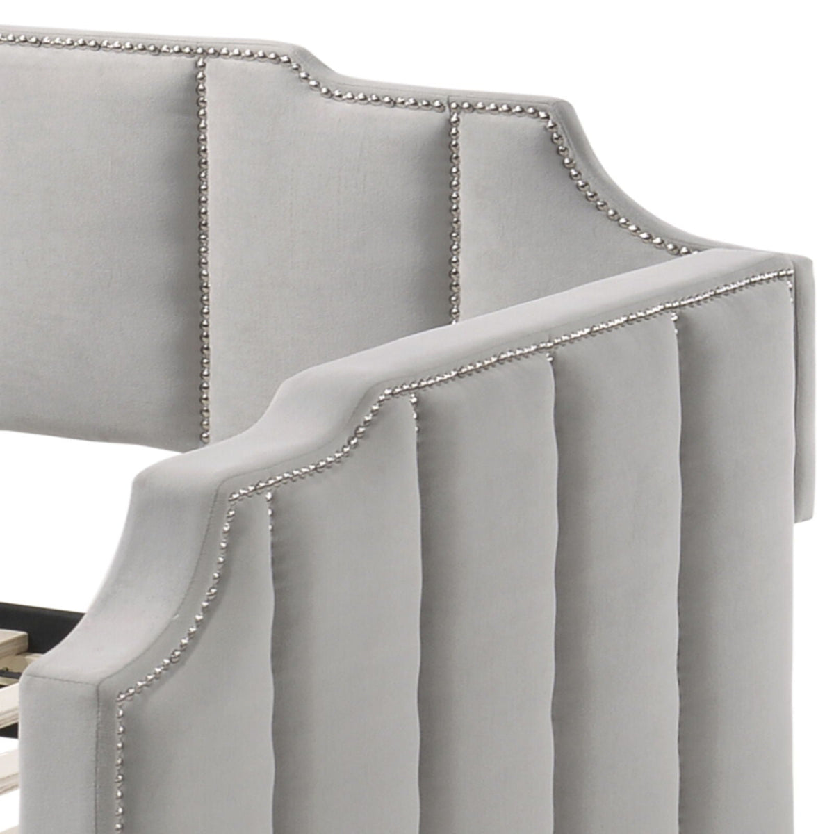 Peridot - Twin Daybed With Trundle - Dove Gray by Unique Piece Furniture