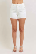 Judy Blue Full Size High-Waisted Slim Short Plus Size by Wild and Free Boutique
