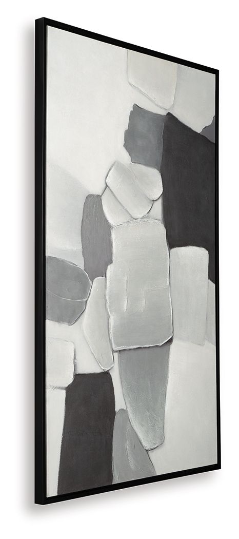 Adilson - Wall Art - White / Gray / Black by Unique Piece Furniture