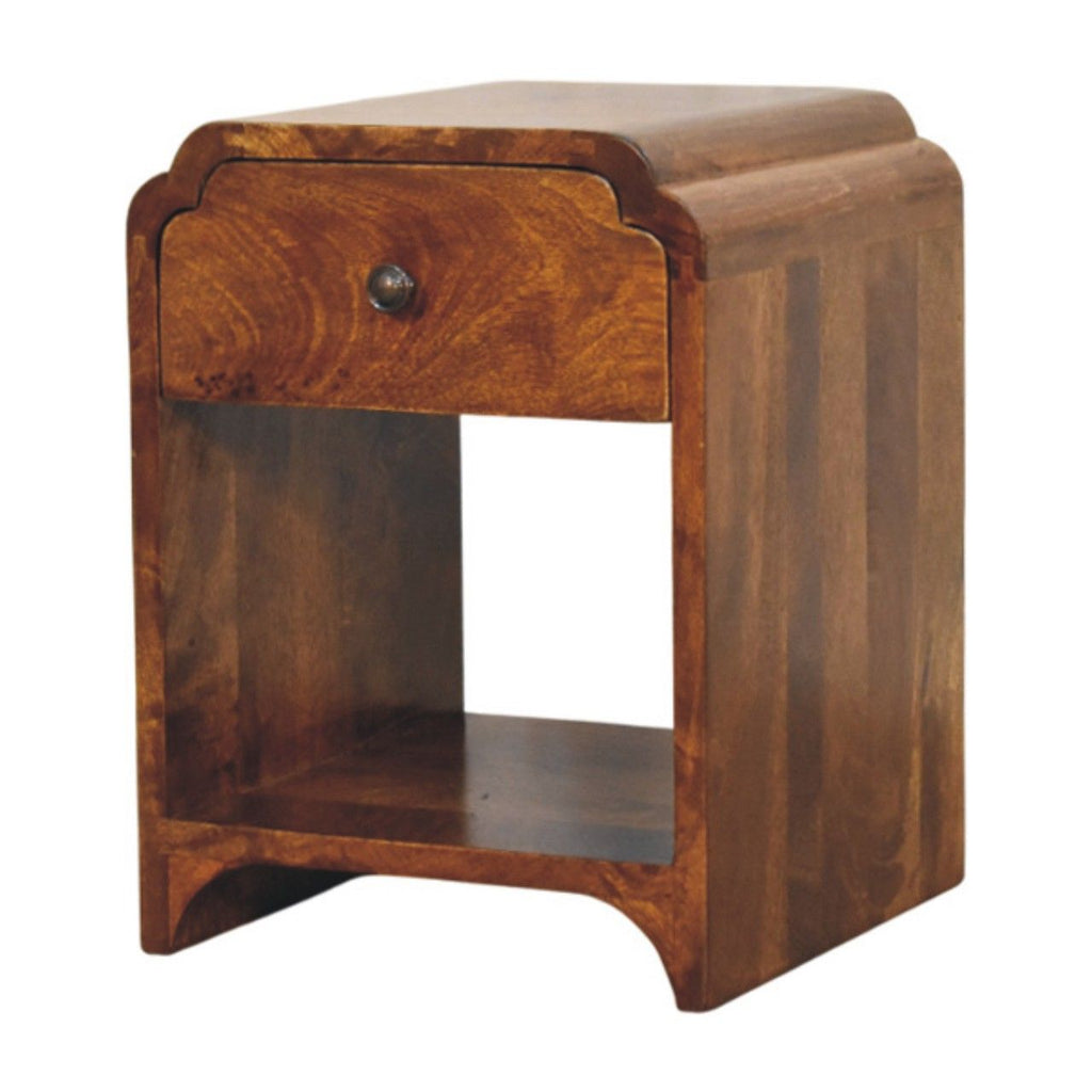 Newton - Nightstand With A Drawer And Open Shelf by Unique Piece Furniture