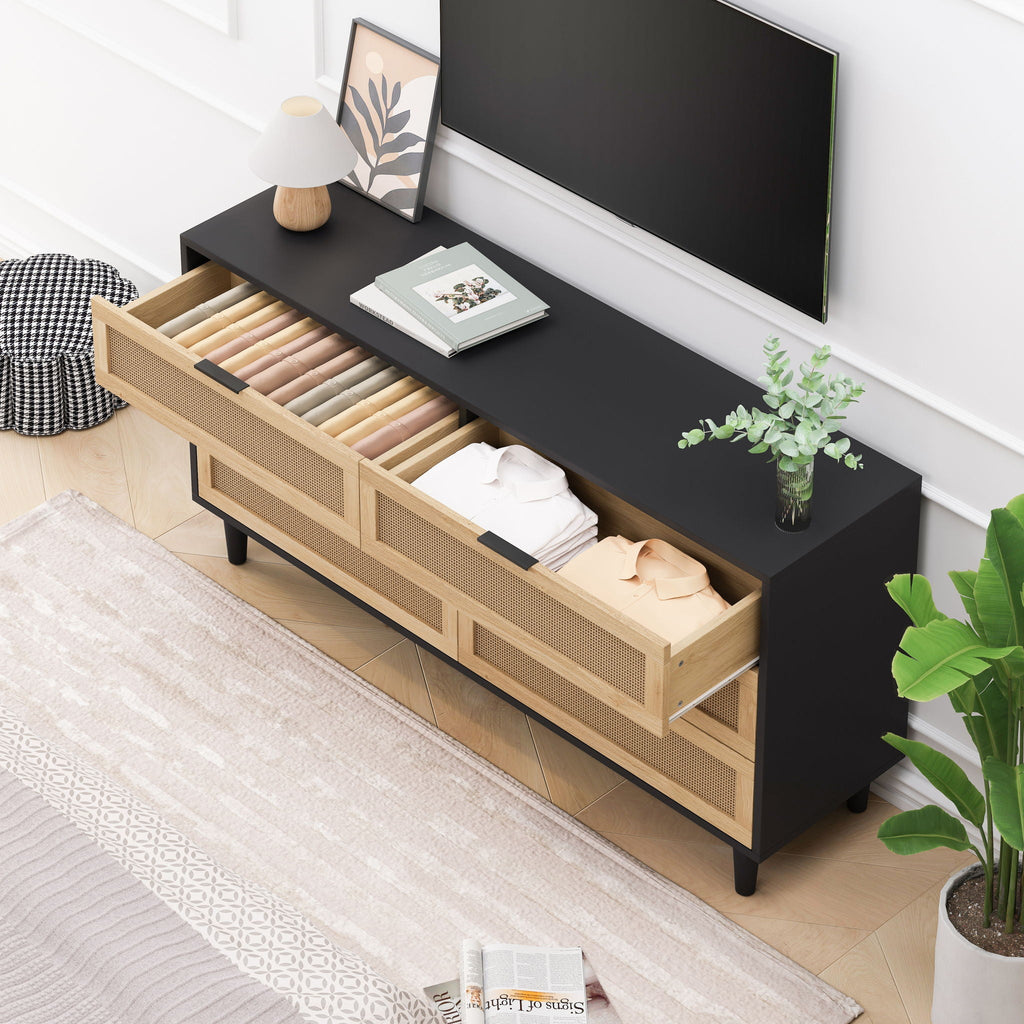 6 Drawer Storage Modern Cabinet For Bedroom by Unique Piece Furniture