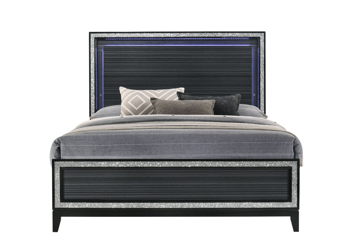 Haiden - Bed With LED by Unique Piece Furniture