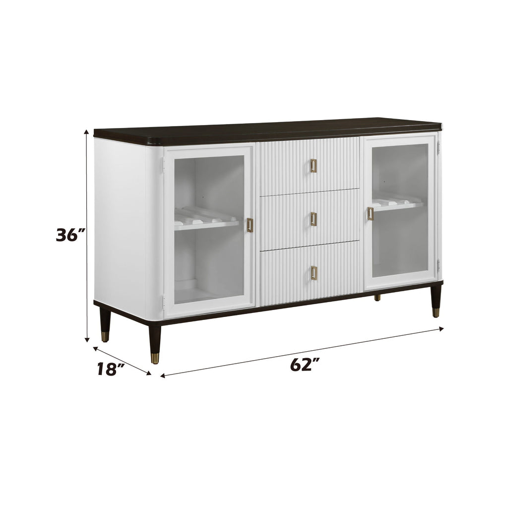 Carene - Server - Brown / White by Unique Piece Furniture