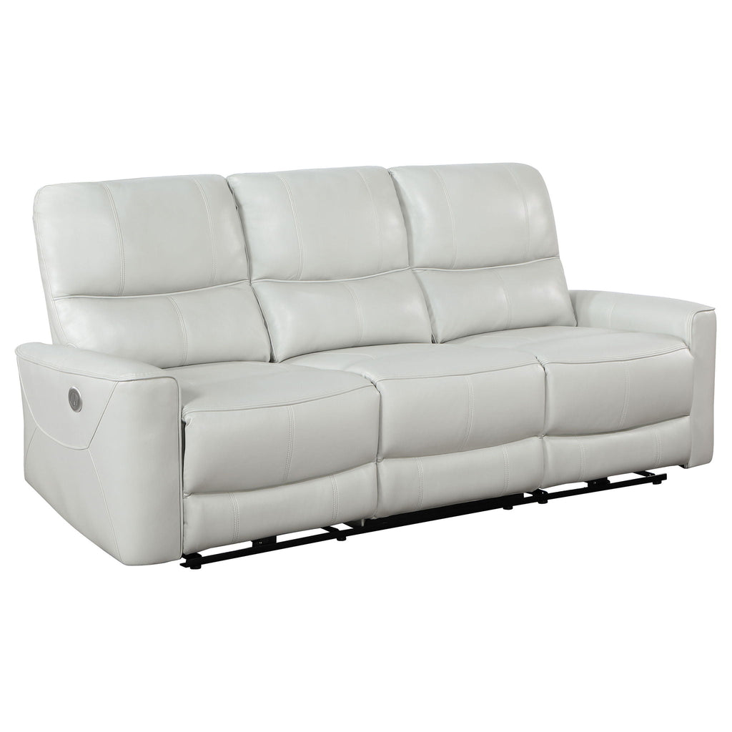 Greenfield 3-piece Power Reclining Sofa Set Dove Grey by Unique Piece Furniture
