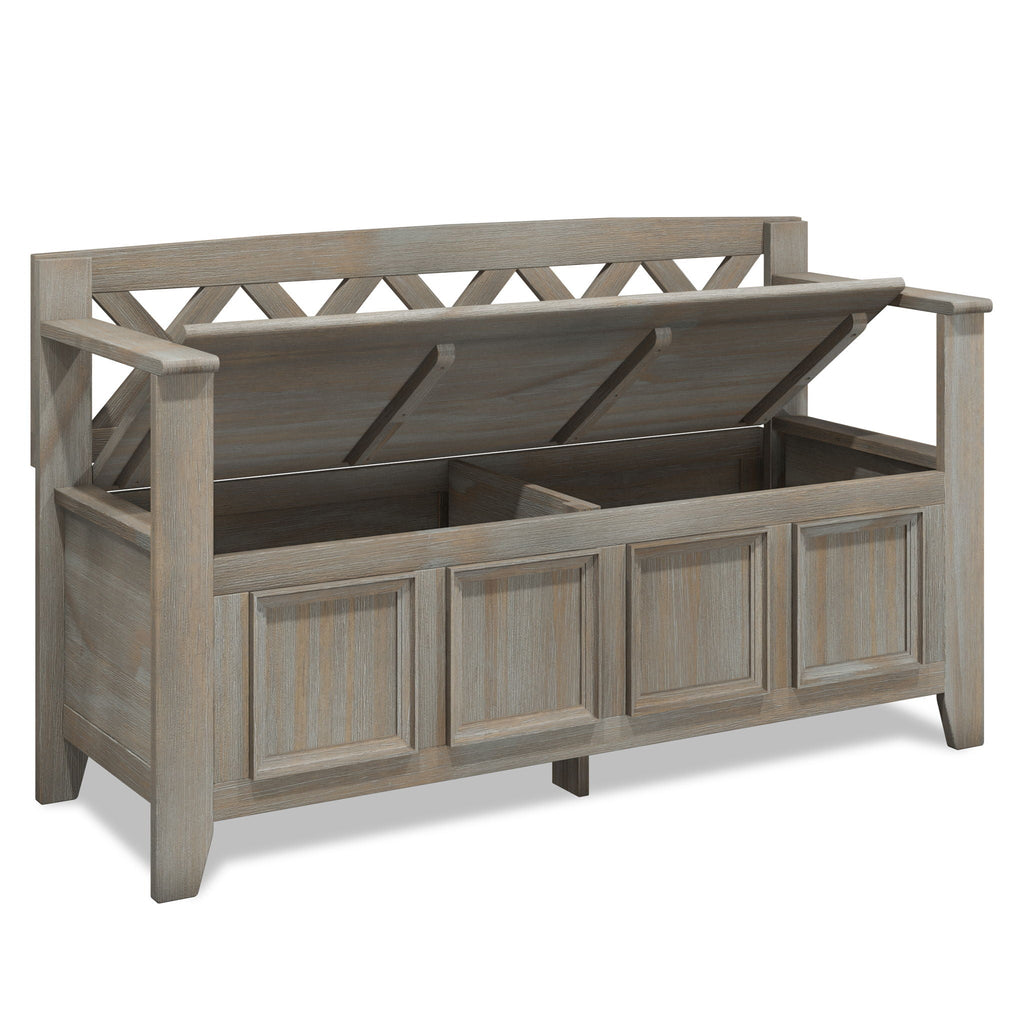 Amherst - Handcrafted Entryway Storage Bench by Unique Piece Furniture