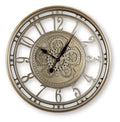 Gilover - Wall Clock - Champagne Finish by Unique Piece Furniture