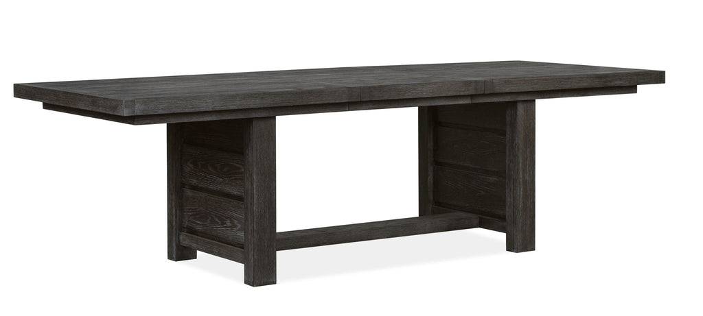 Plum Creek - Extendable Trestle Dining Table by Unique Piece Furniture