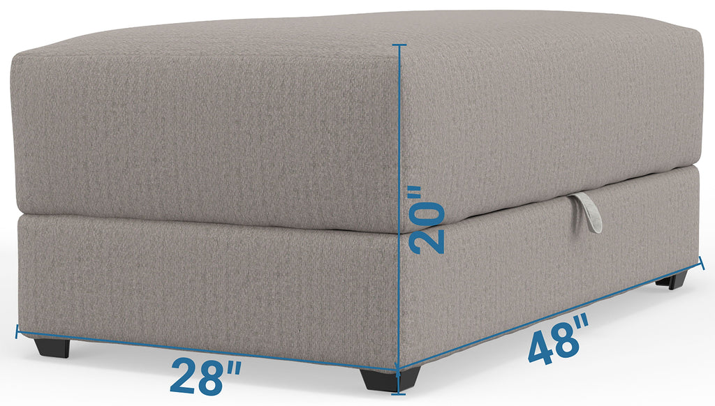 Trevor - Storage Ottoman by Unique Piece Furniture