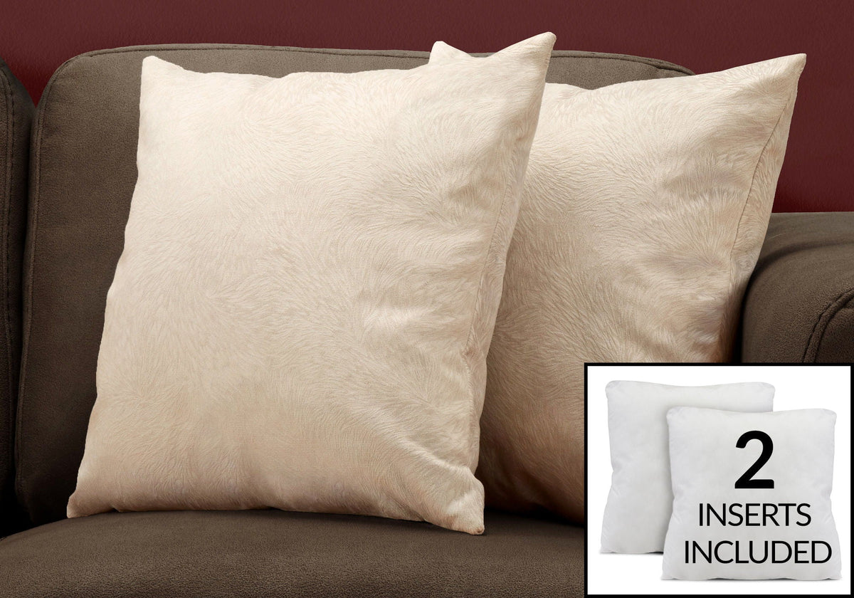 Pillows, Square, Insert Included, Decorative Throw, Hypoallergenic, Modern by Unique Piece Furniture