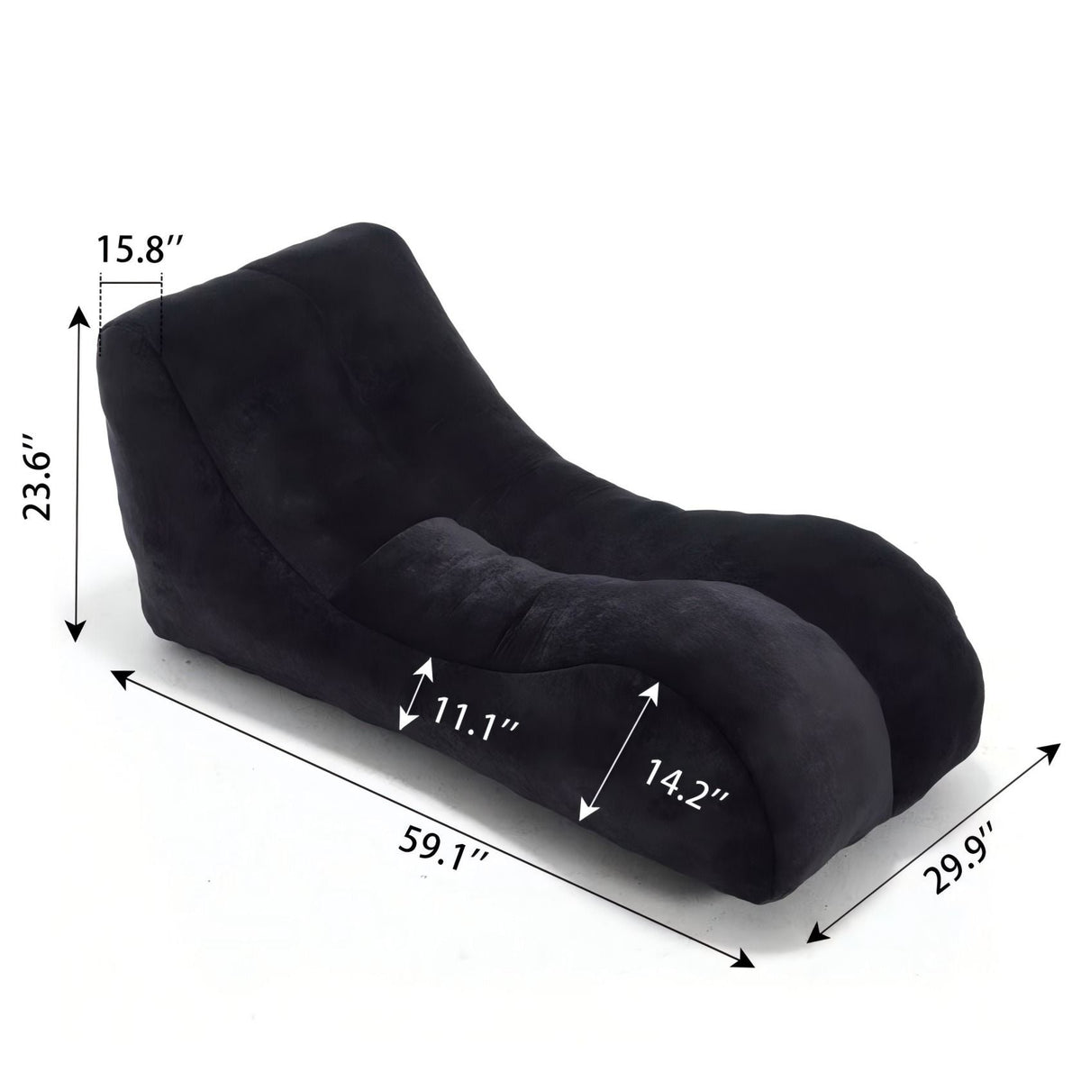 Creative Bean Bag Sofa Chair With High Quality Sponge Filling by Unique Piece Furniture