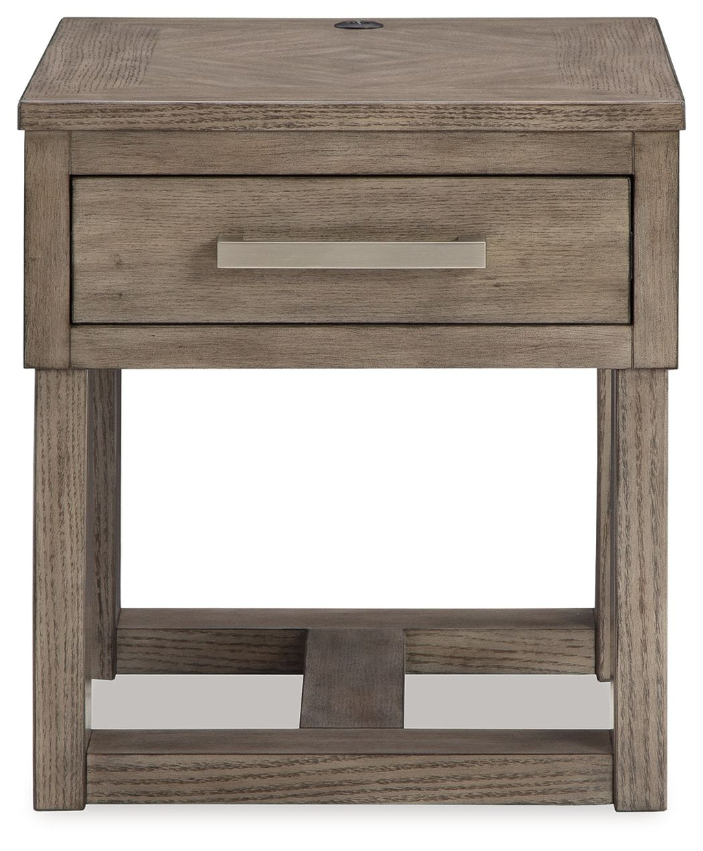 Loyaska - Rectangular End Table - Grayish Brown by Unique Piece Furniture