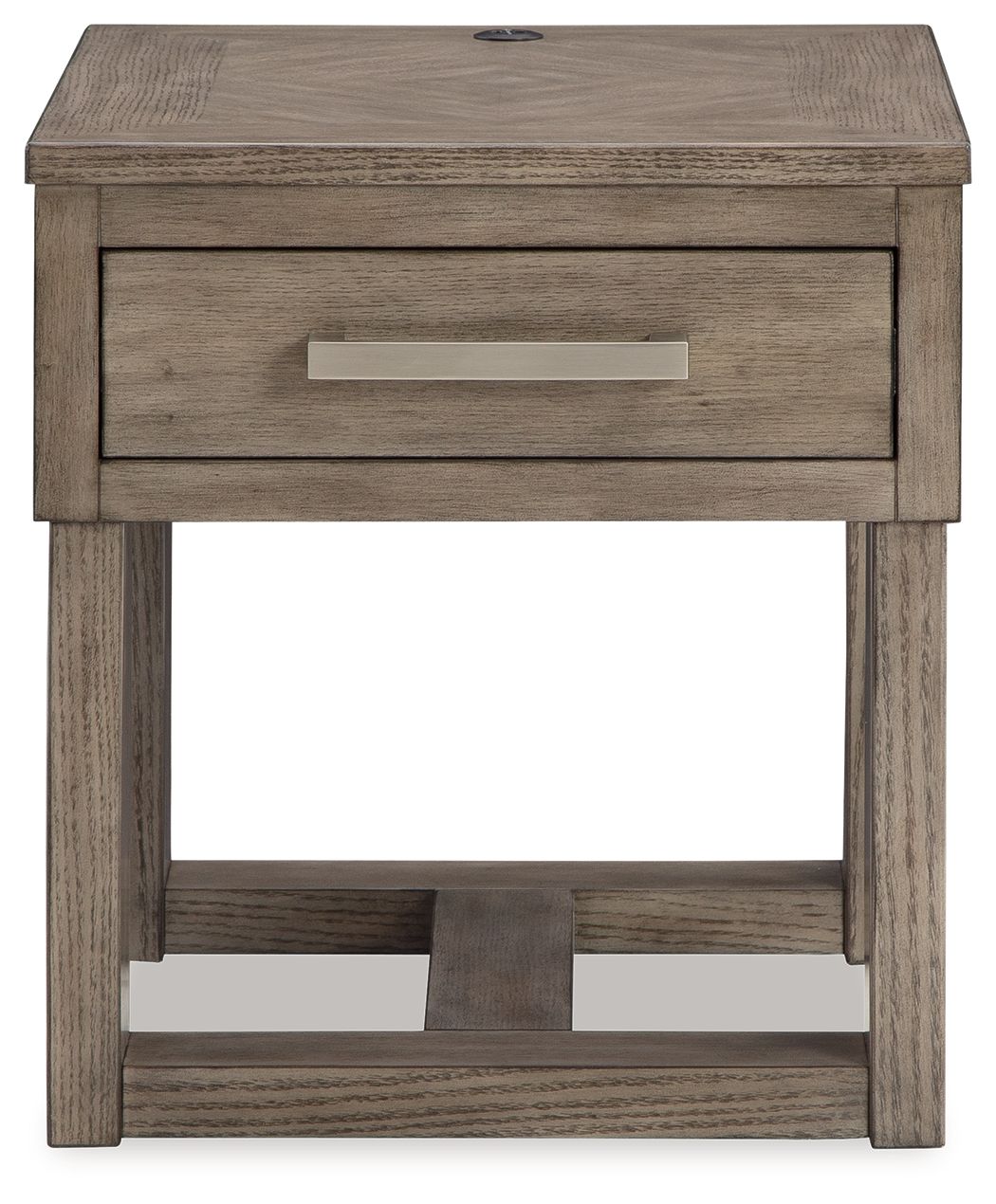 Loyaska - Rectangular End Table - Grayish Brown by Unique Piece Furniture