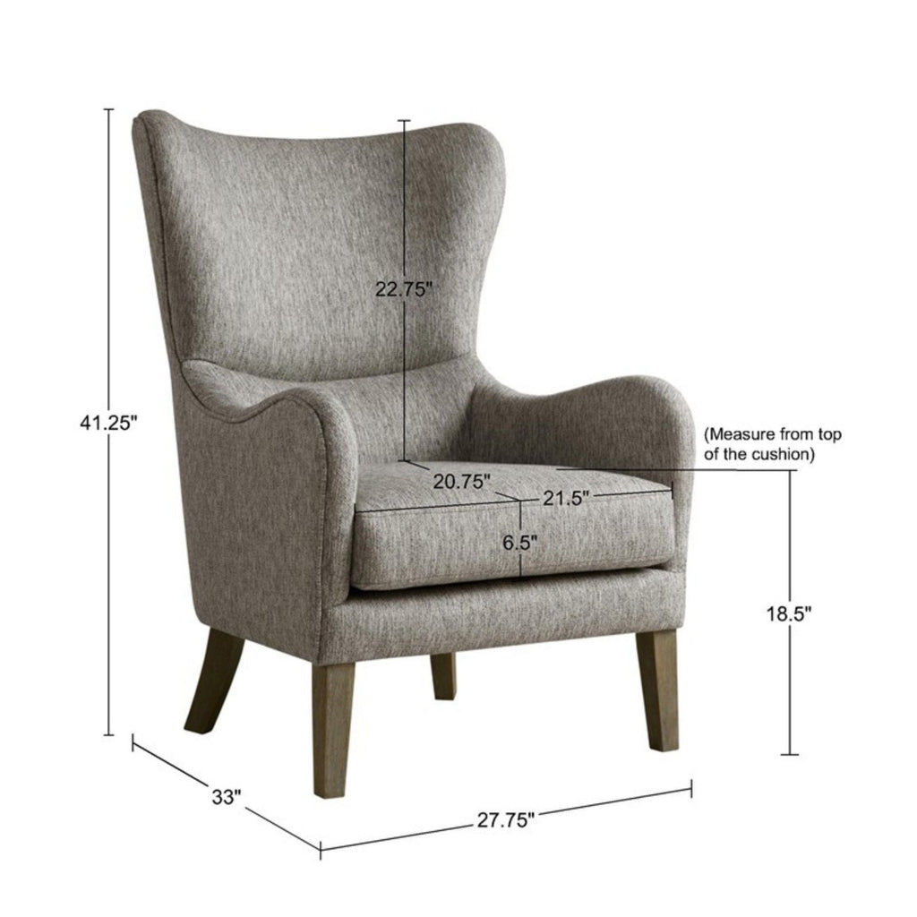 Arianna - Swoop Wing Chair by Unique Piece Furniture