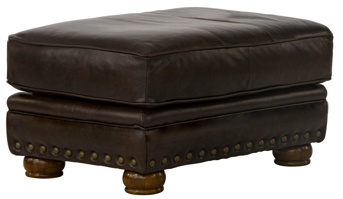 Roberto - Leather Ottoman - Cocoa by Unique Piece Furniture