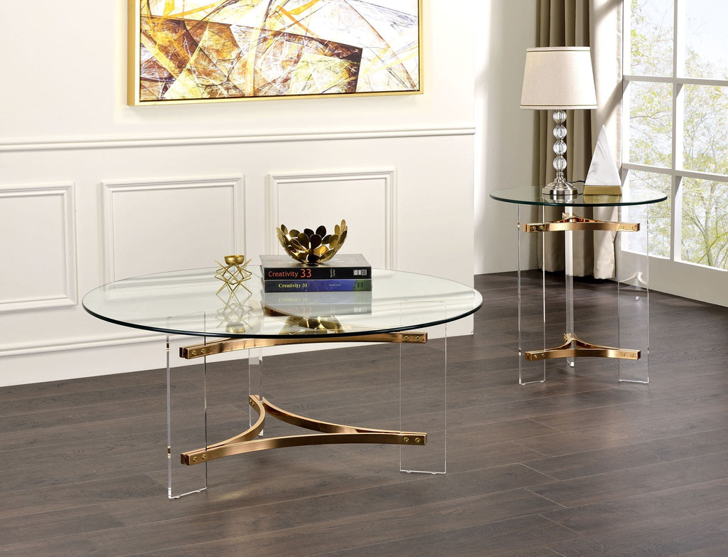 Sosi - Coffee Table - Gold by Unique Piece Furniture