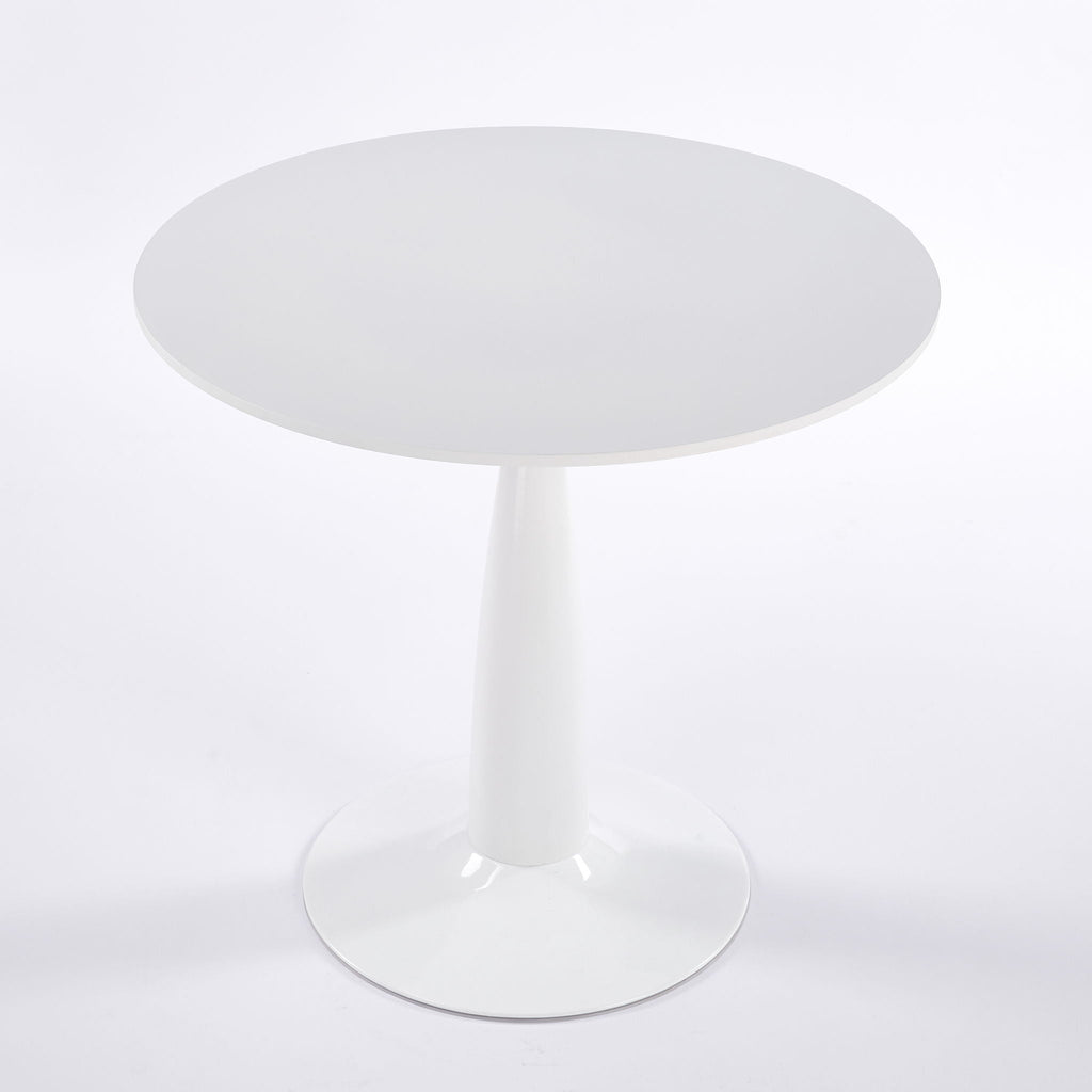 Pedestal Table, Round For Kitchen - White by Unique Piece Furniture