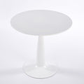 Pedestal Table, Round For Kitchen - White by Unique Piece Furniture