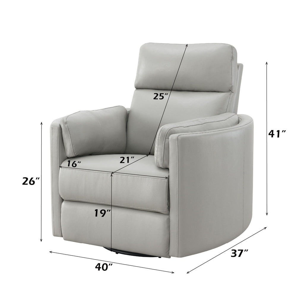 Sagen - Glider Recliner With Swivel by Unique Piece Furniture