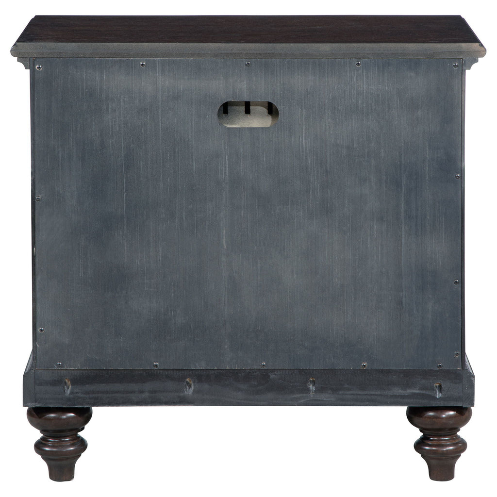 Andover 1-drawer Nightstand Bedside Table Dark Oak by Unique Piece Furniture