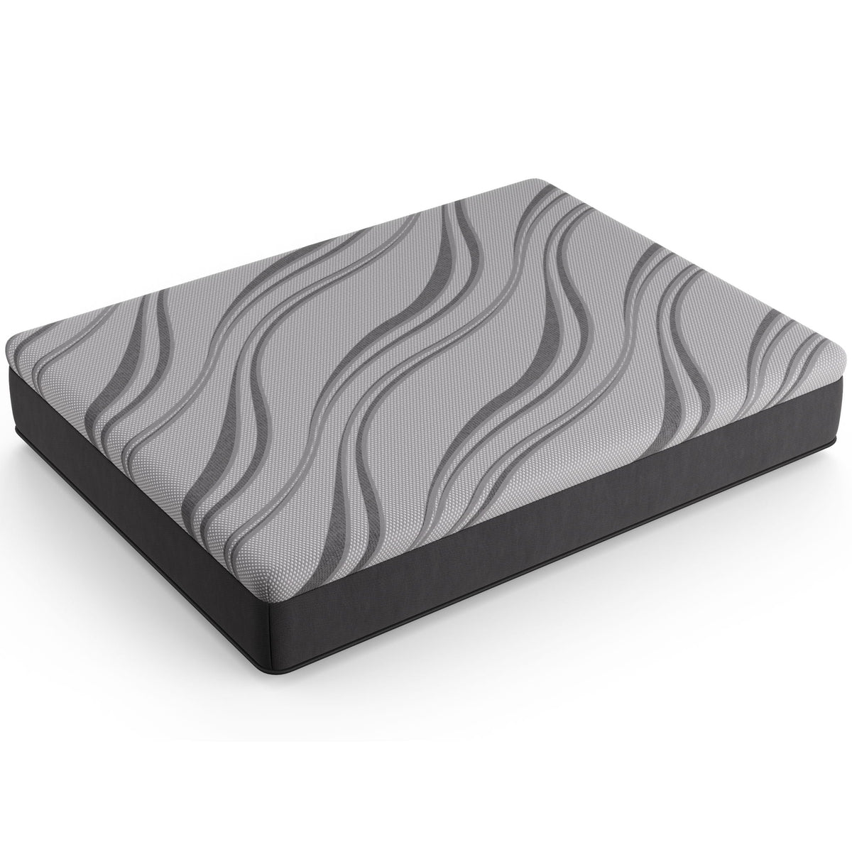 Bib Nl - 12" Pro Gel Hybrid Medium Mattress by Unique Piece Furniture