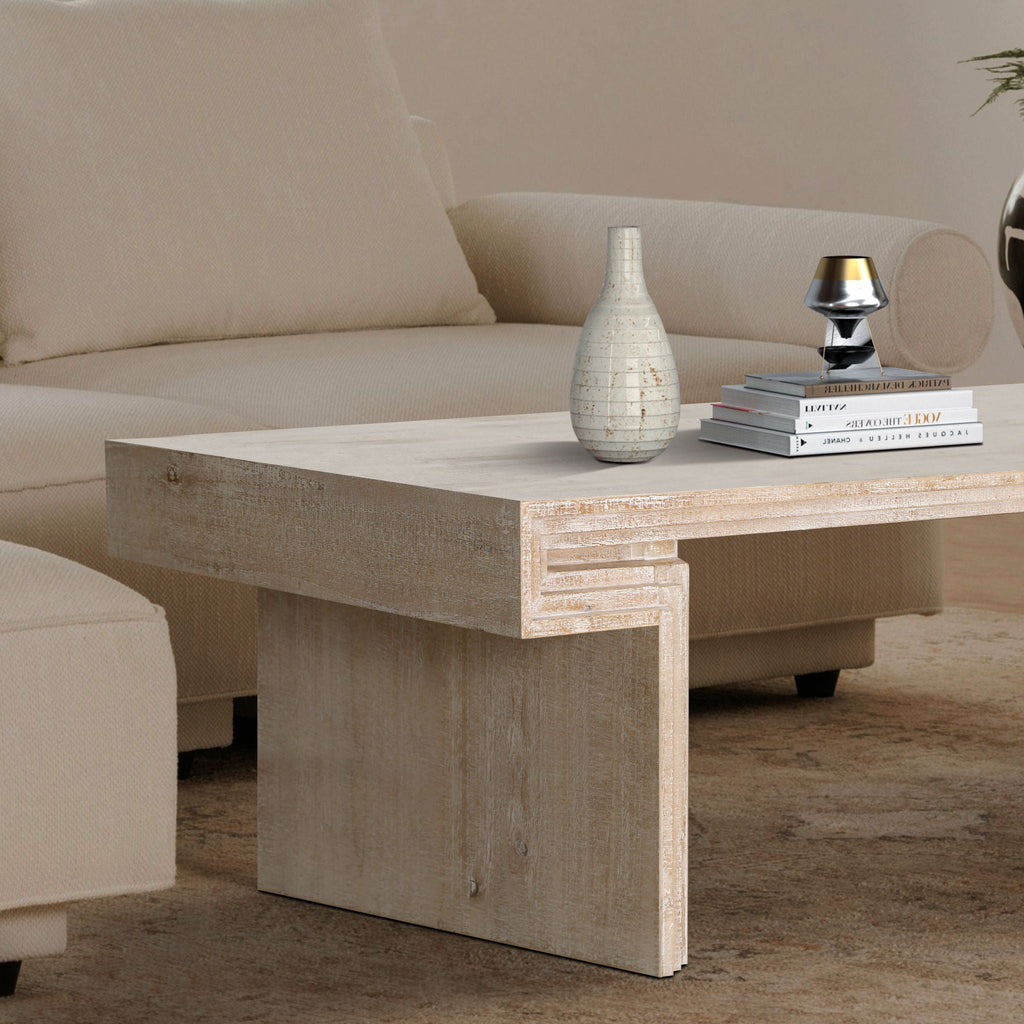 American Vintage Industrial Coffee Table, Double Tier Design by Unique Piece Furniture