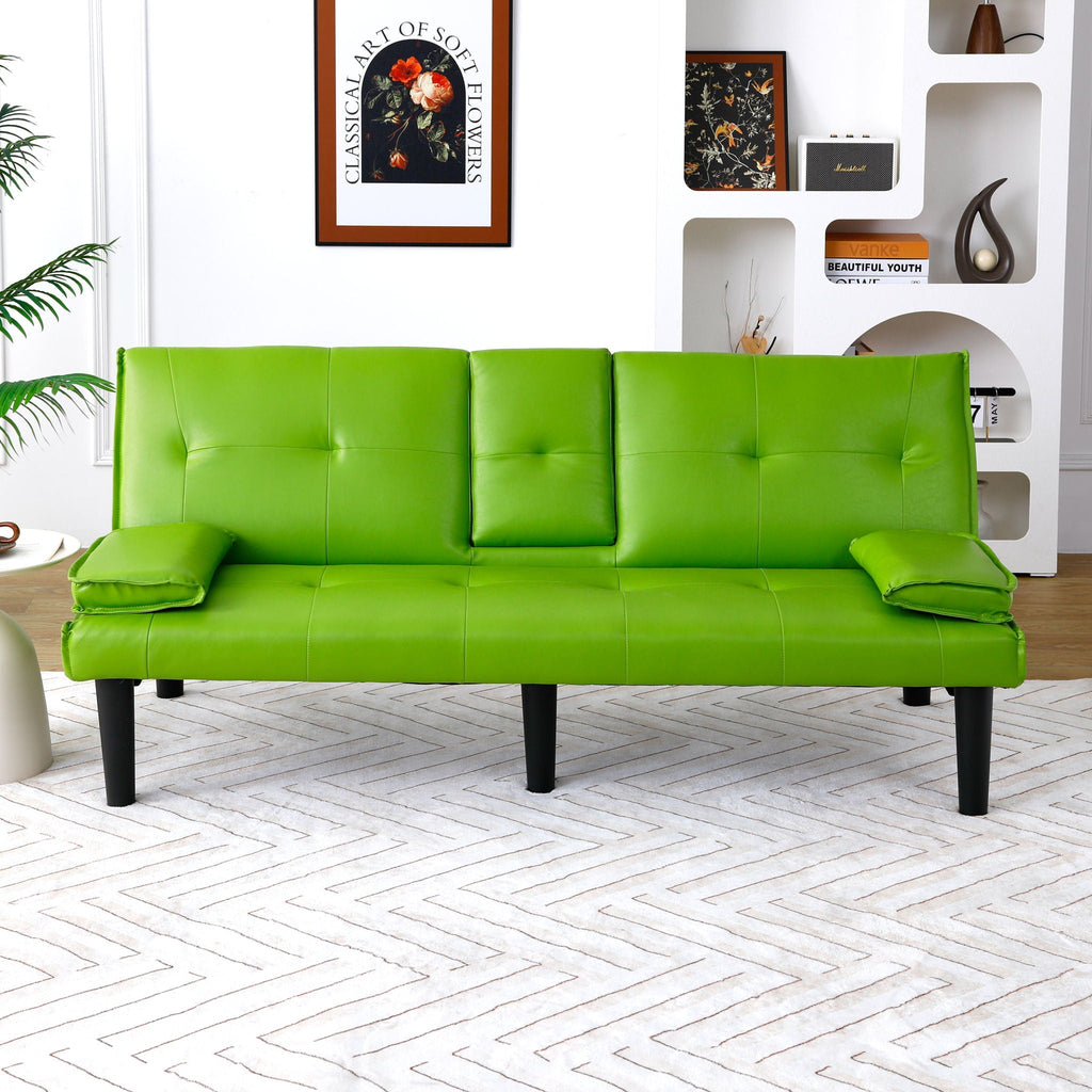 Sofa Bed With Foldable Design And Cup Holder by Unique Piece Furniture