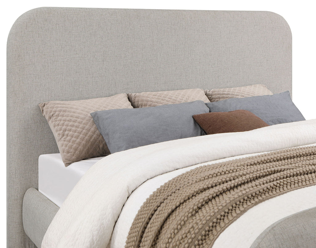 Wren Upholstered Queen Panel Bed Grey by Unique Piece Furniture
