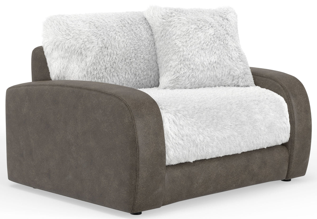 Snowball - Chair & 1/2 - Taupe by Unique Piece Furniture