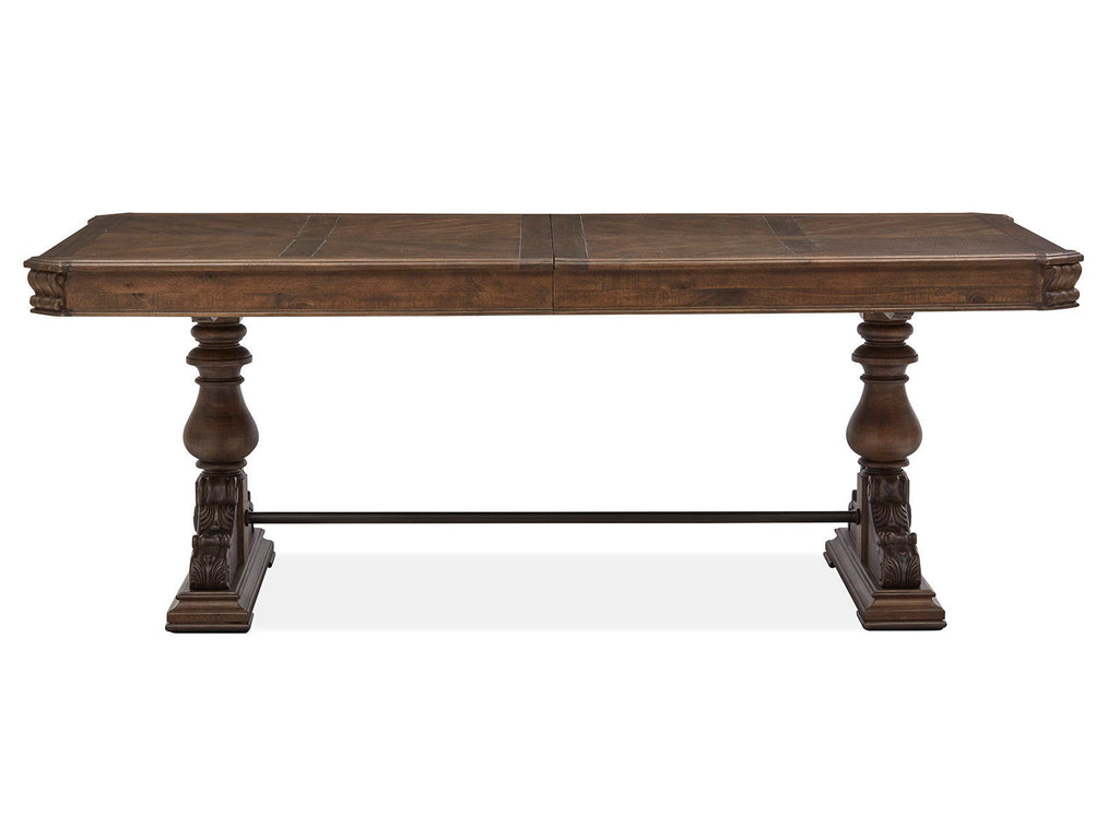Durango - Trestle Dining Table - Willadeene Brown by Unique Piece Furniture