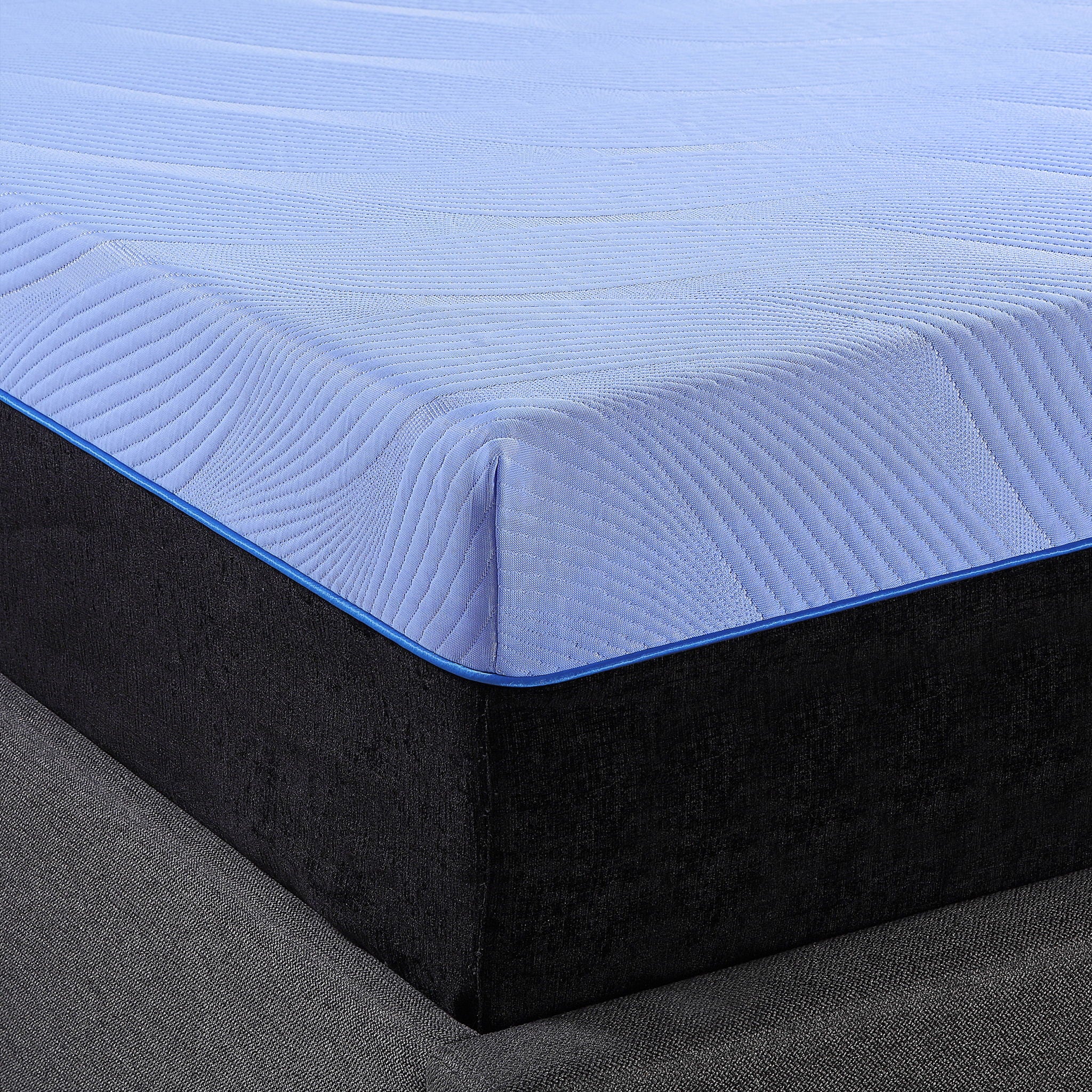 12" Refresh Hybrid Cooling Fast Responding Latex Foam And Coil Mattress by Unique Piece Furniture